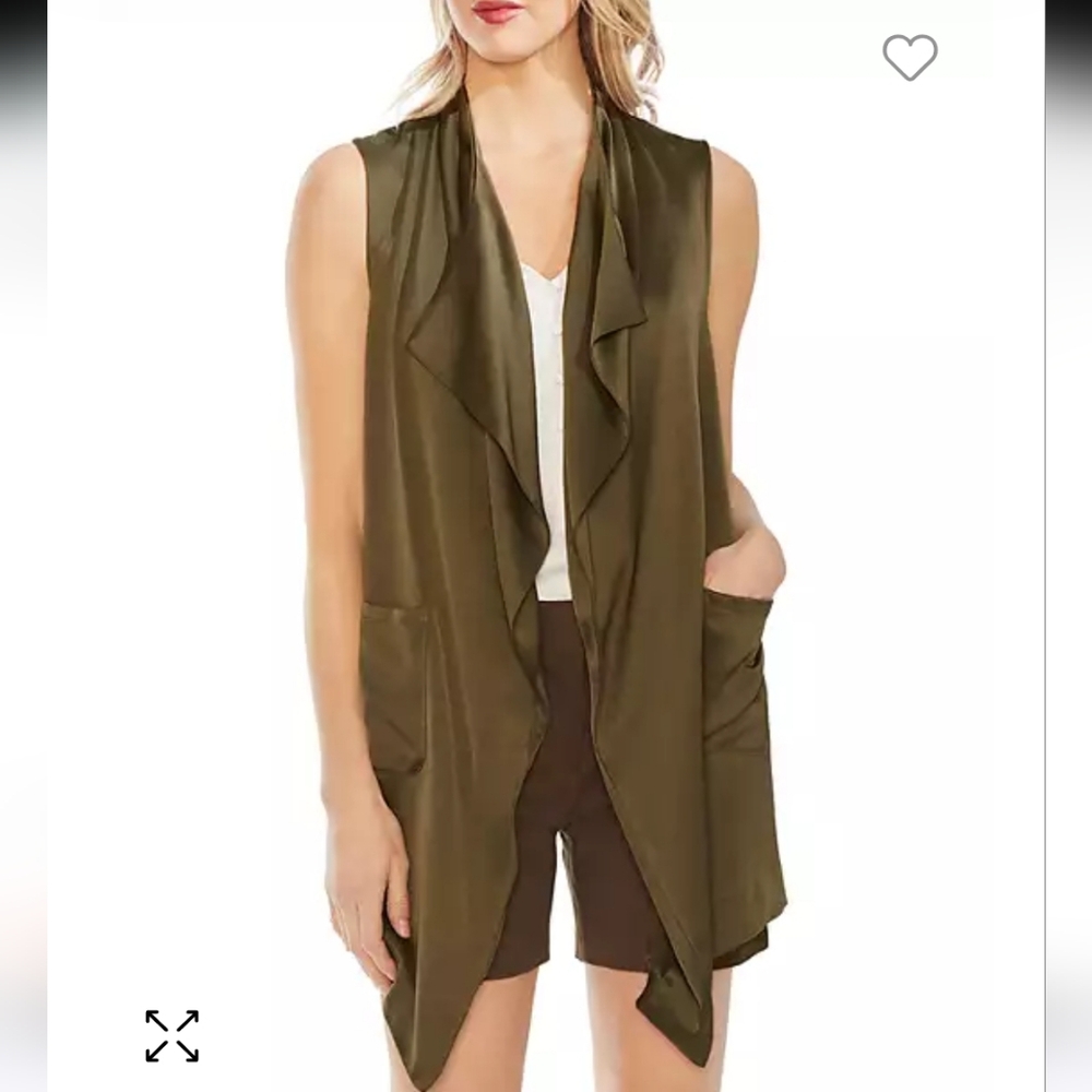 Vince Camuto Summer Oasis Green Cardigan NWT